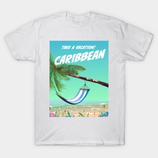 Caribbean Vacation poster T-Shirt